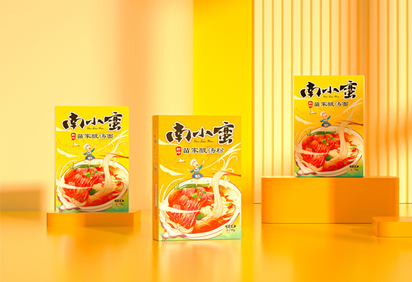南小蛮酸汤粉包装设计